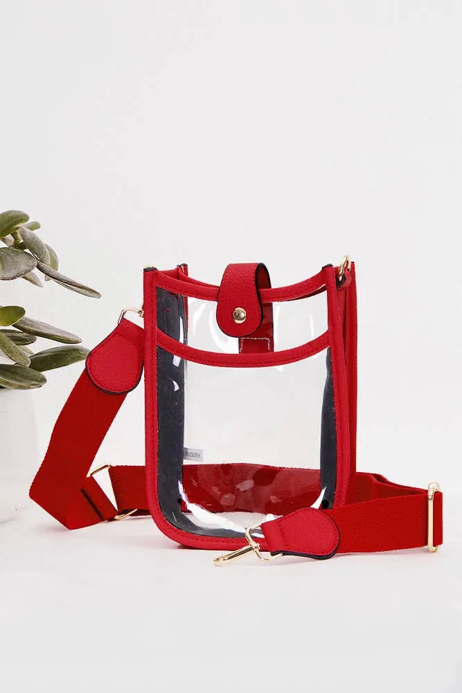 Clear Stadium Crossbody Mini Bag