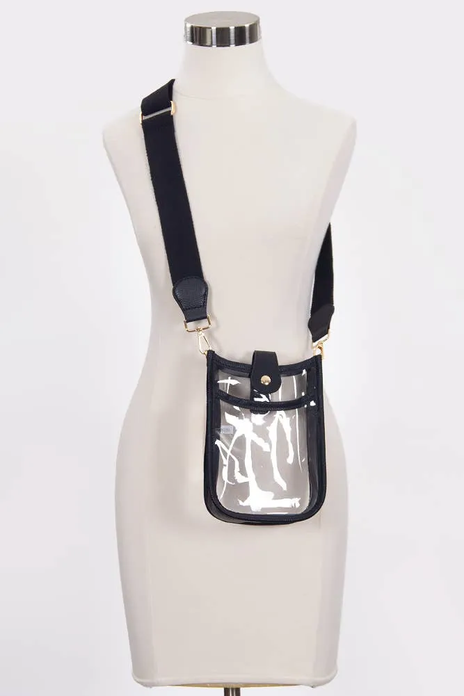 Clear Stadium Crossbody Mini Bag
