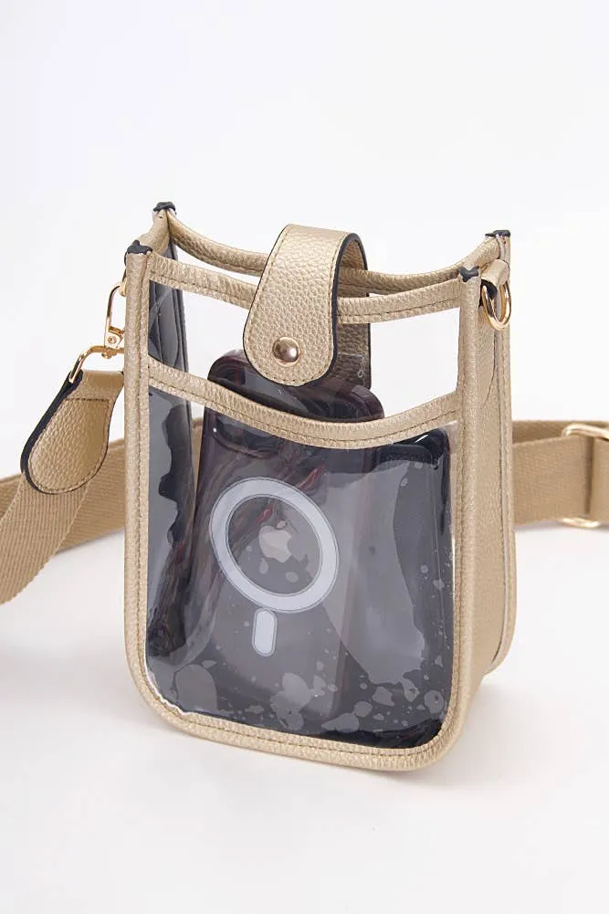 Clear Stadium Crossbody Mini Bag