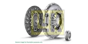 Clutch Kit Citroen C4 1.6 Hdi,Cactus,Peugeot 207,208,308,Partner (Dv6Ted4,Eb2Dt,Dv6Ated4) 2004-2015  (Luk) (R530Mk)