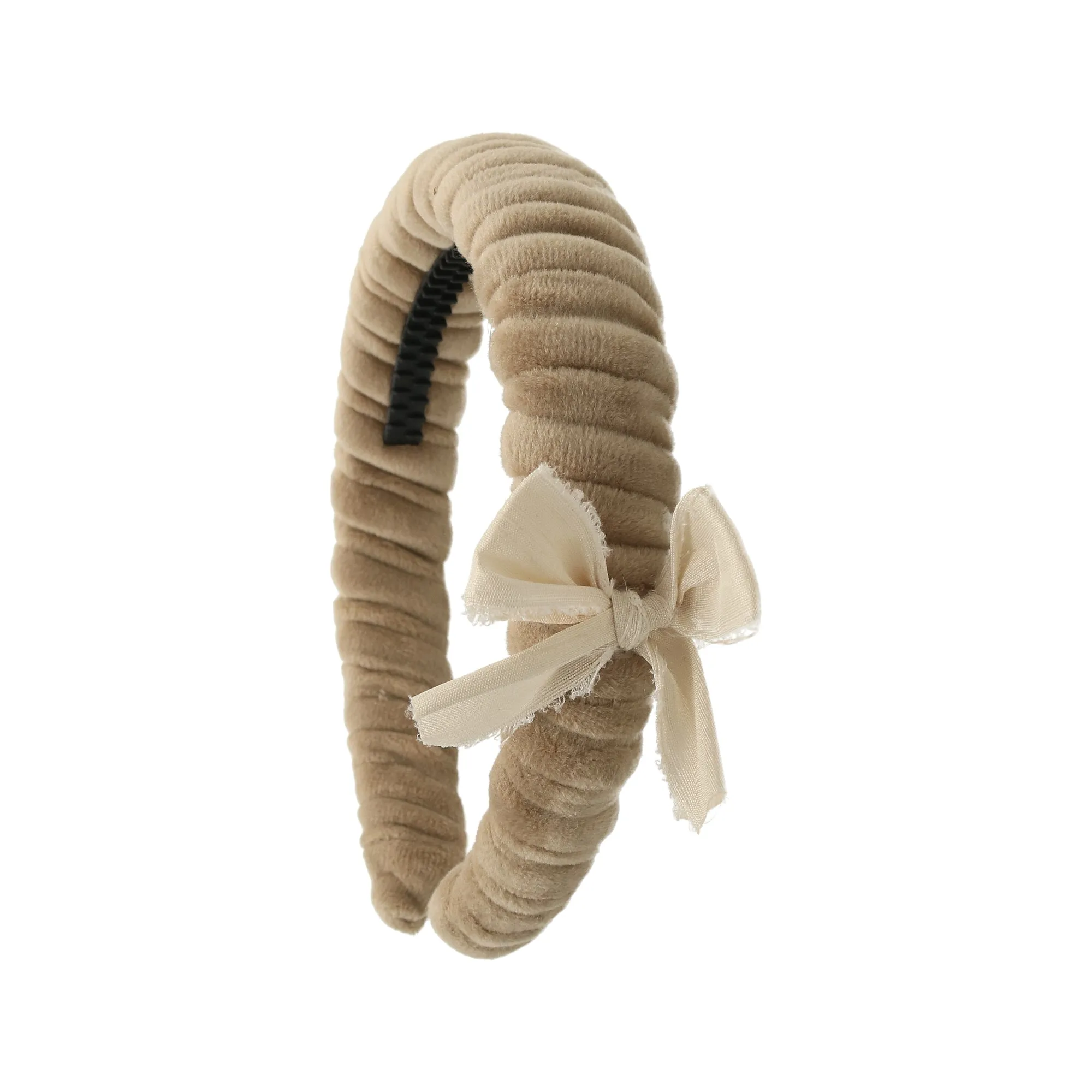 Coffee Velvet Twisted Headband