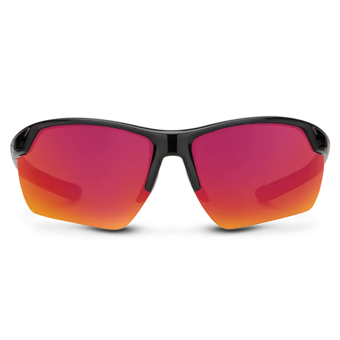 Contender - Black   Polarized Red Mirror Lens
