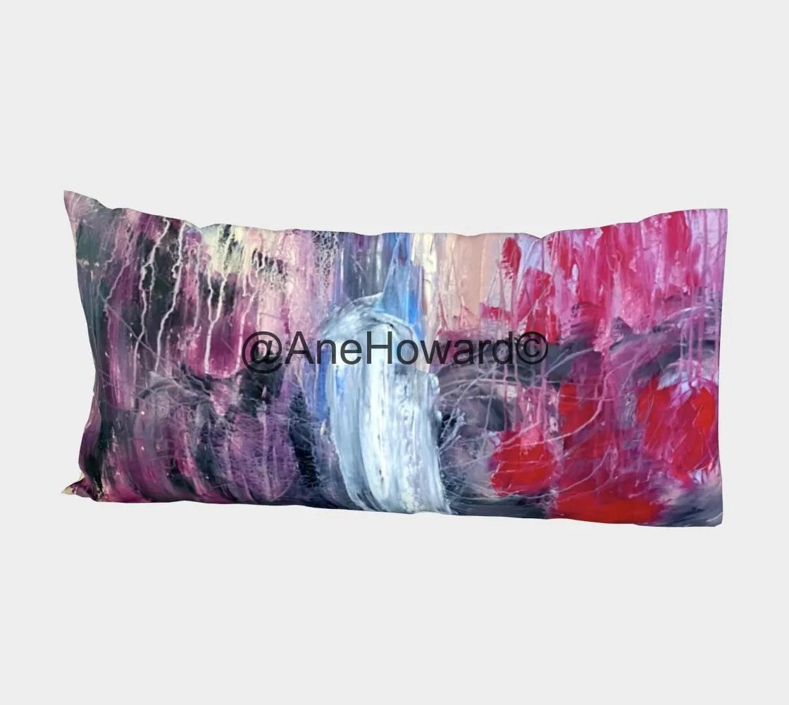 Cotton Sheen Pillow Case Abstract (King or Standard)