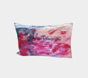 Cotton Sheen Pillow Case Abstract (King or Standard)