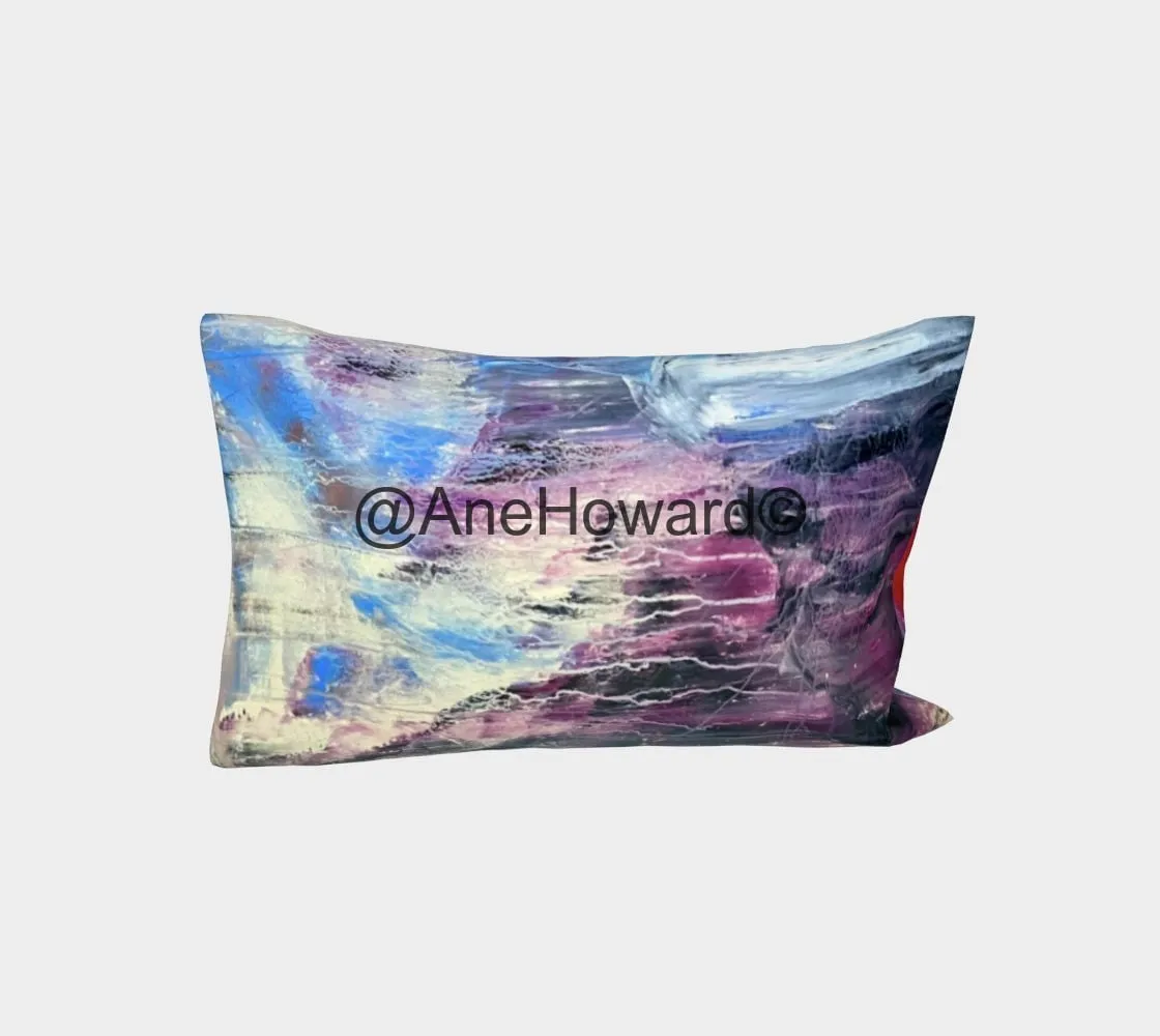 Cotton Sheen Pillow Case Abstract (King or Standard)
