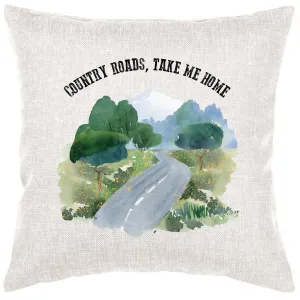 Country Roads Pillow Cover