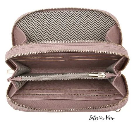 Crossbody Belt Bag Fanny Pack - Vegan Leather - Khaki