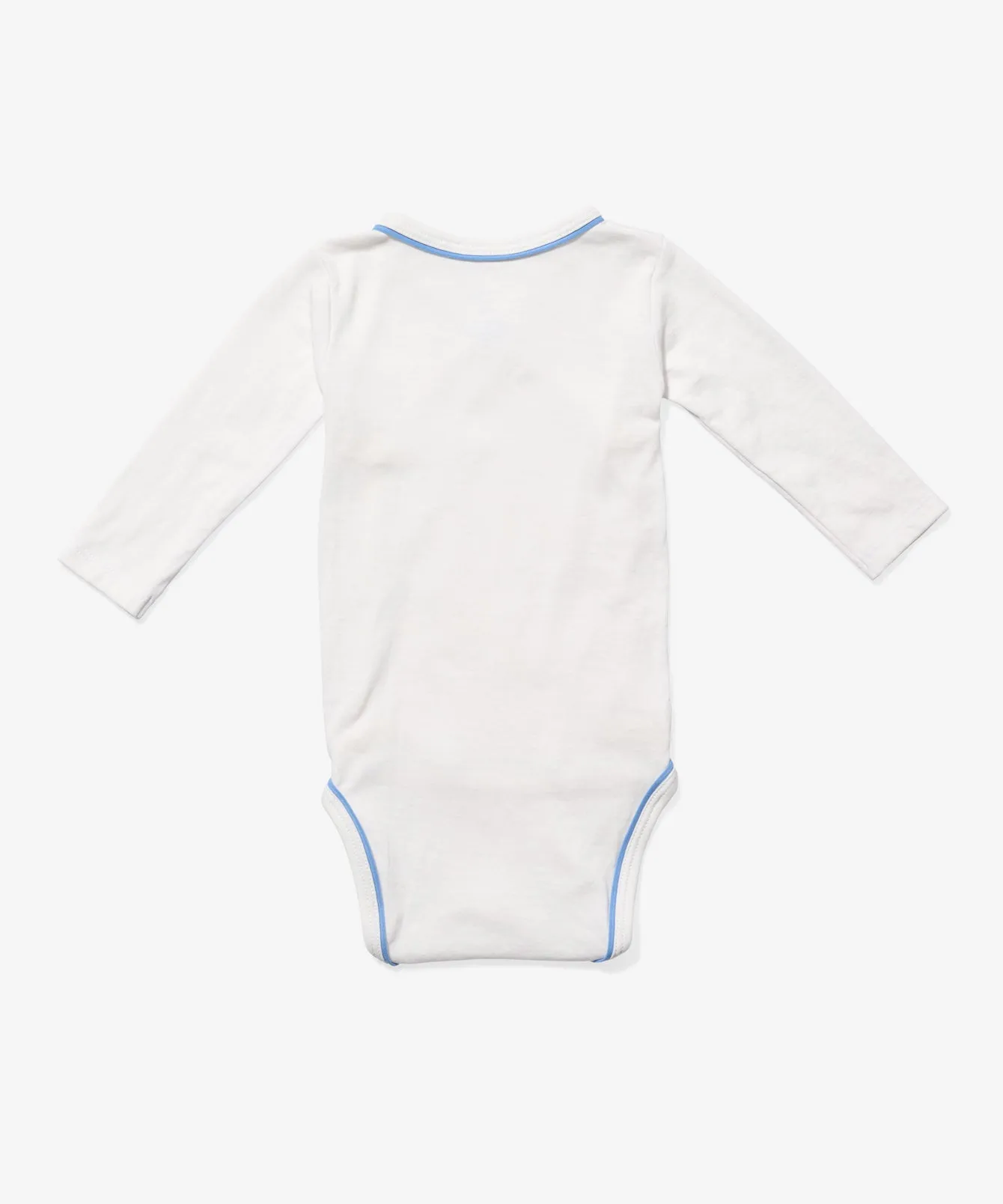 Crossbody One-piece, Blue Piping