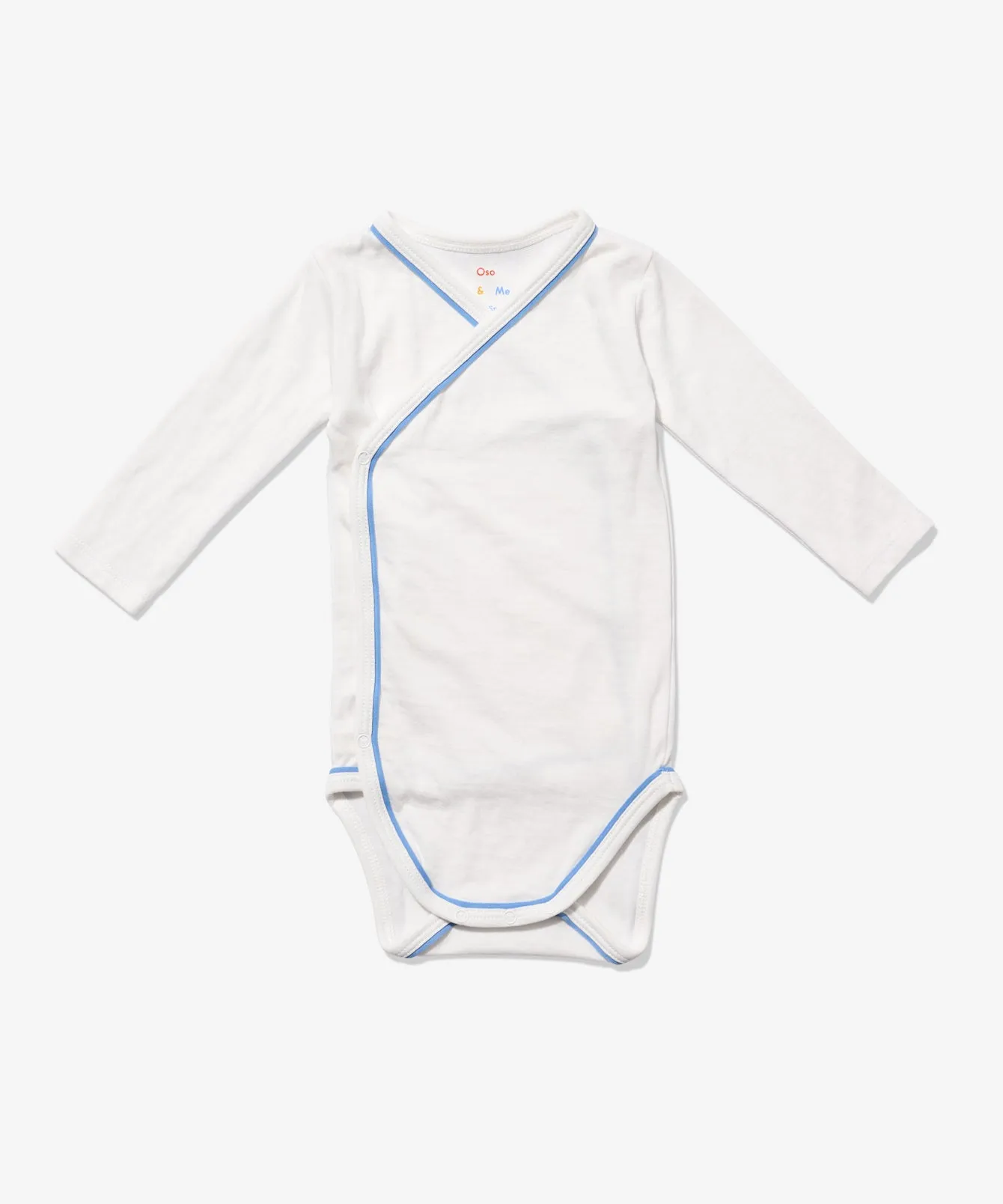 Crossbody One-piece, Blue Piping