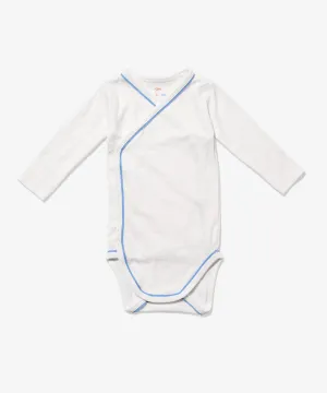 Crossbody One-piece, Blue Piping