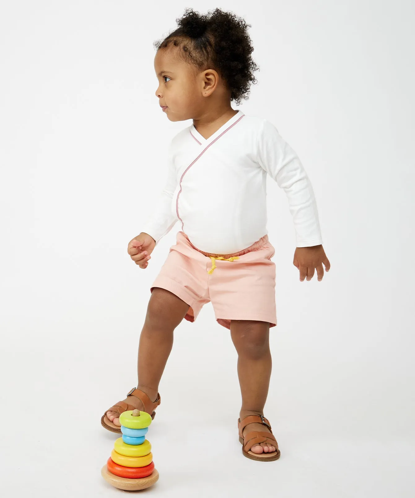 Crossbody One-piece, Rose Piping