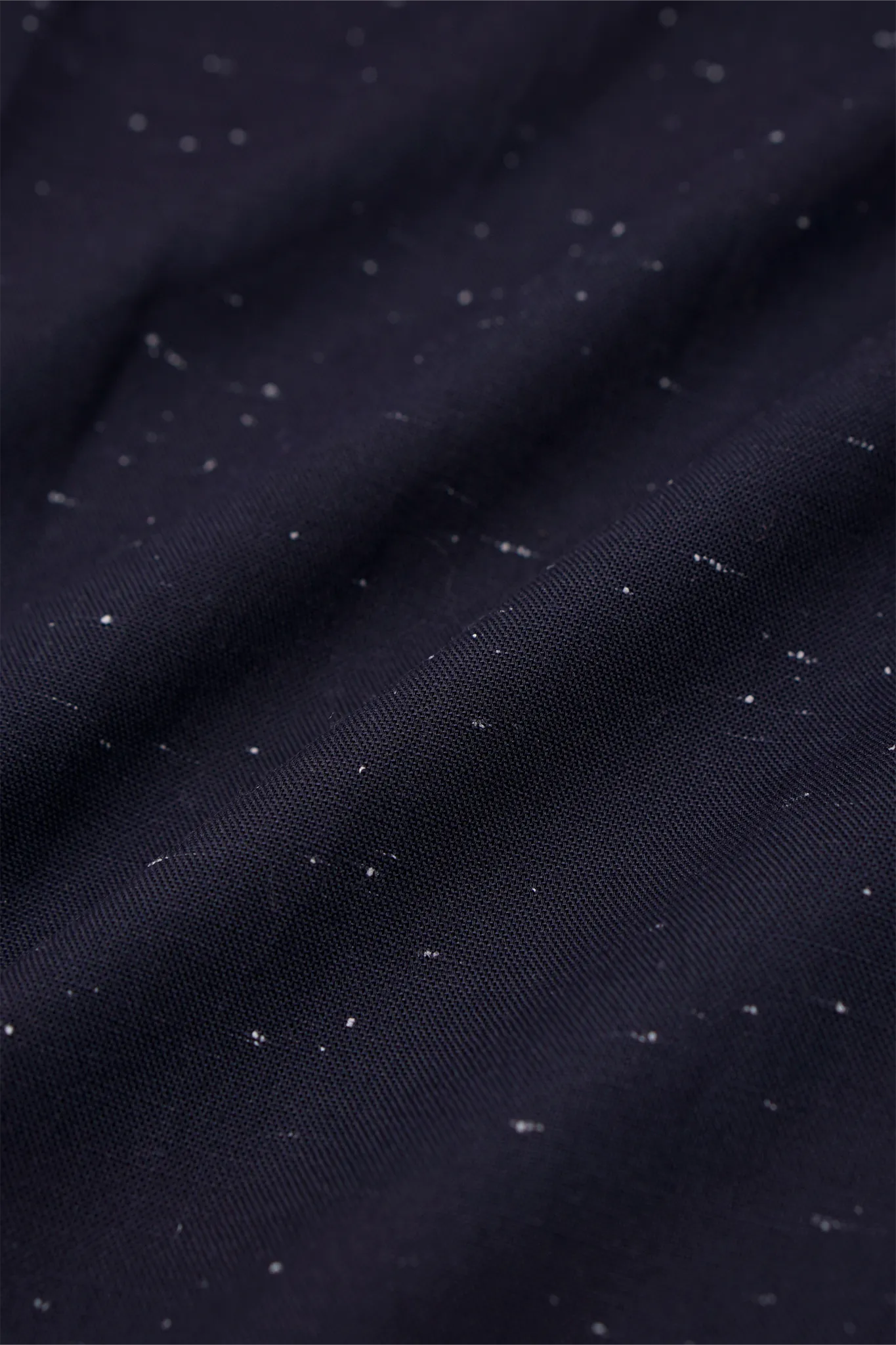 CUBAN SHIRT IN NAVY SPECKLE