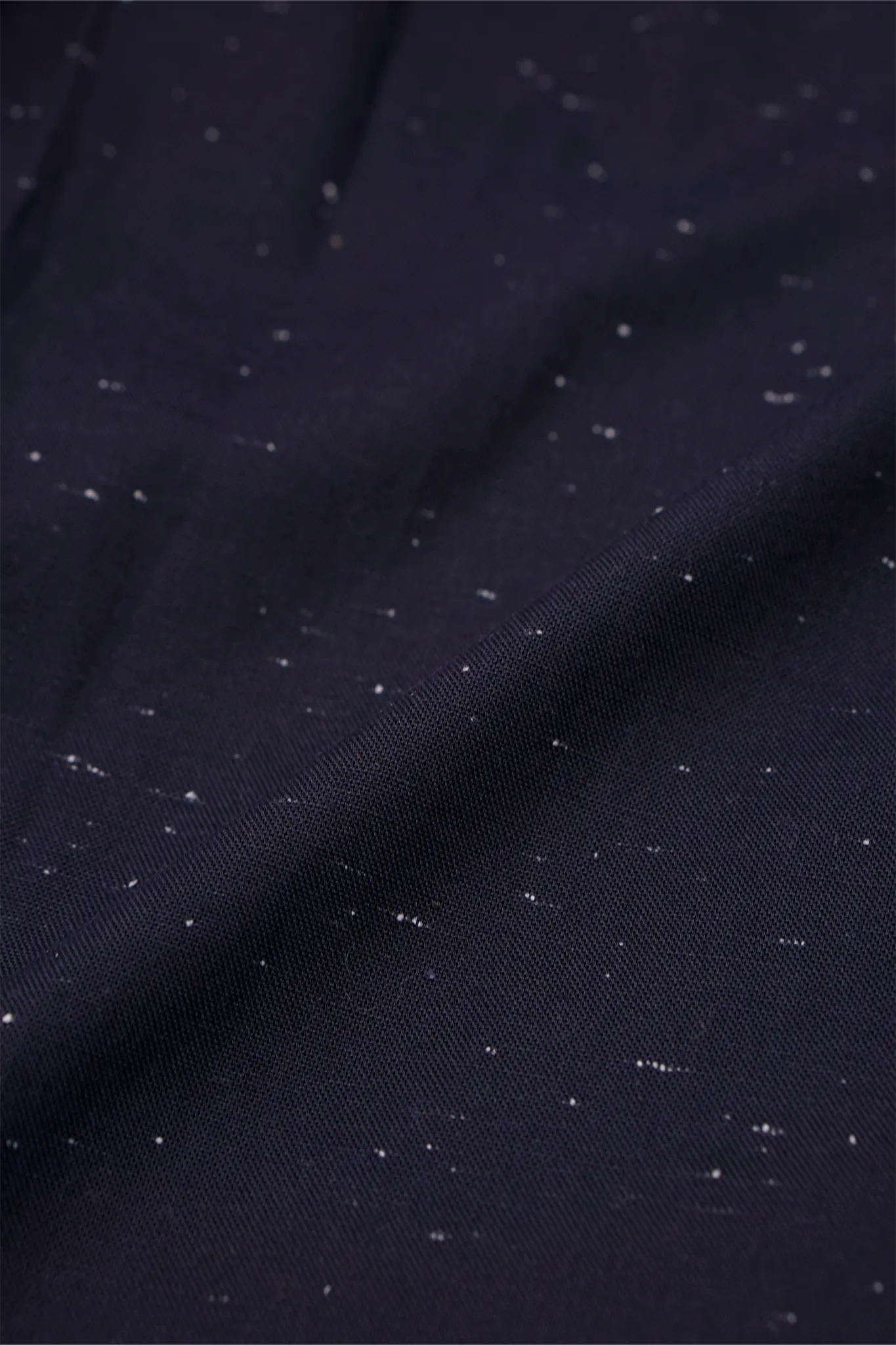 CUBAN SHIRT IN NAVY SPECKLE