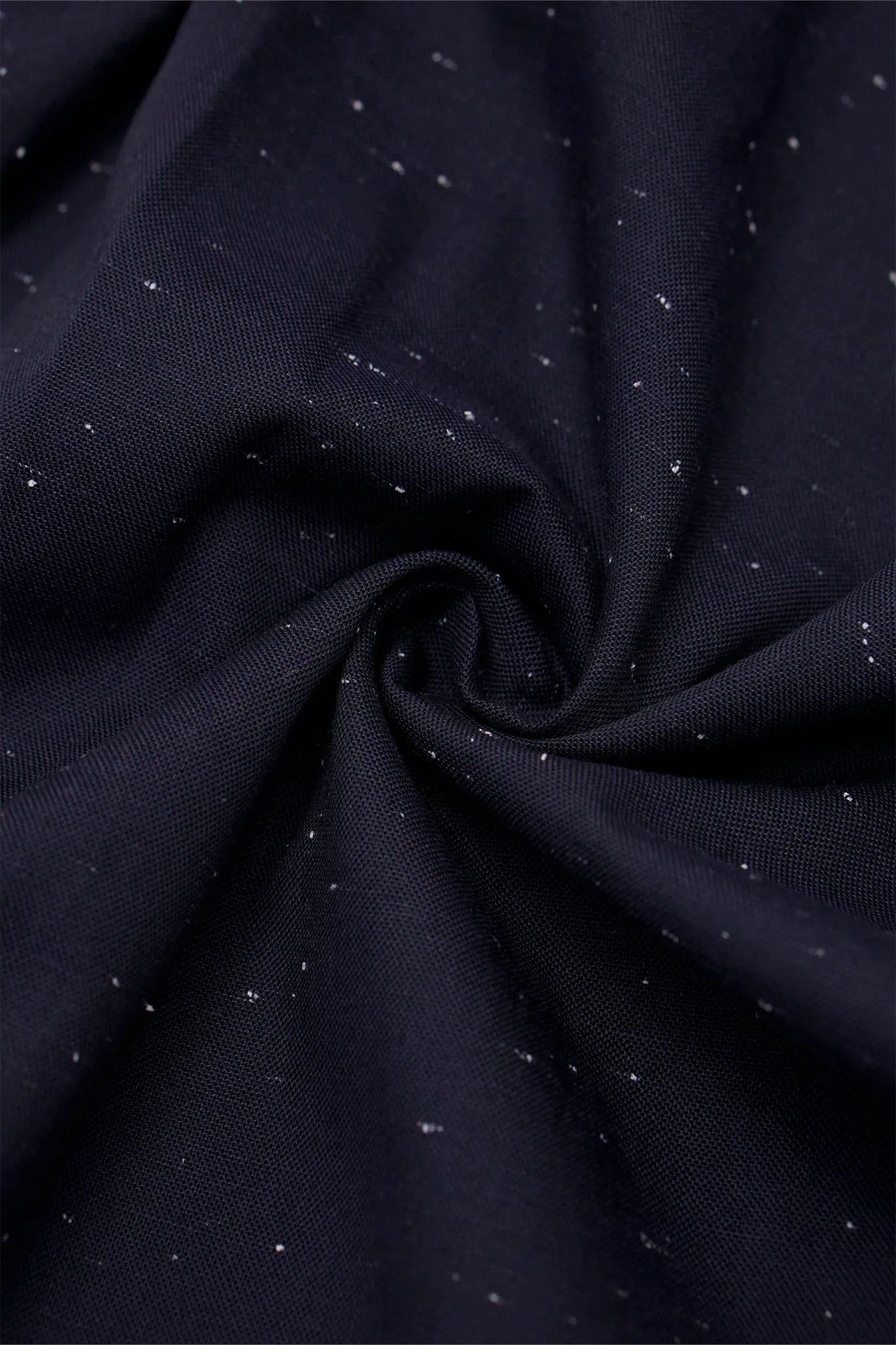 CUBAN SHIRT IN NAVY SPECKLE