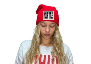 Custom Slouchy Beanie