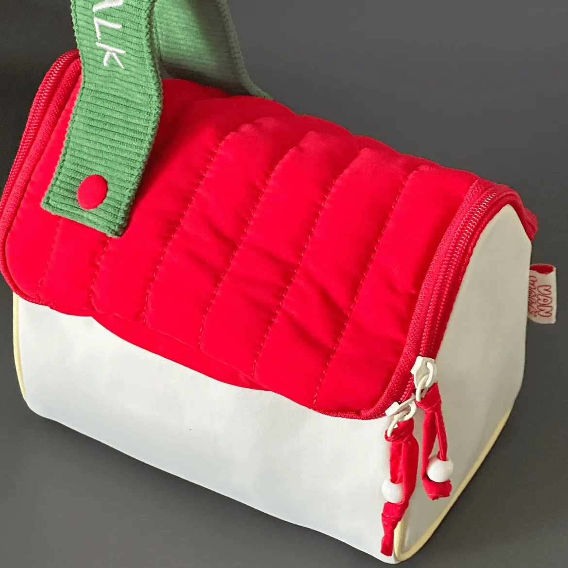 Cute Embroidery House Multi-Layer Makeup Bag Portable Travel Large Capacity Storage Bag