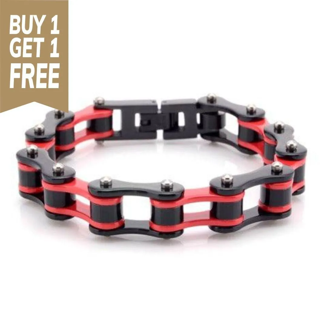Cycolinks Ducati Red Bike Chain Bracelet BOGOF