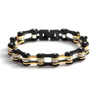Cycolinks Gold Digger Crystal Bracelet