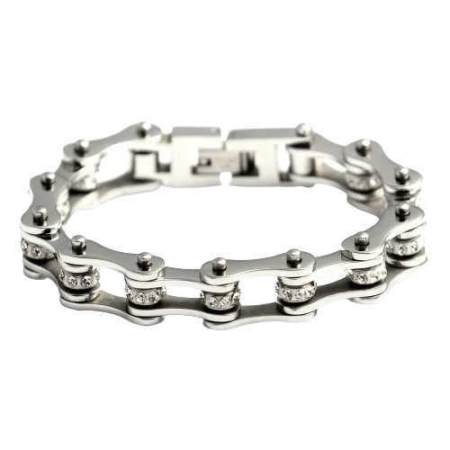 Cycolinks Silver Crystal Bracelet BOGOF