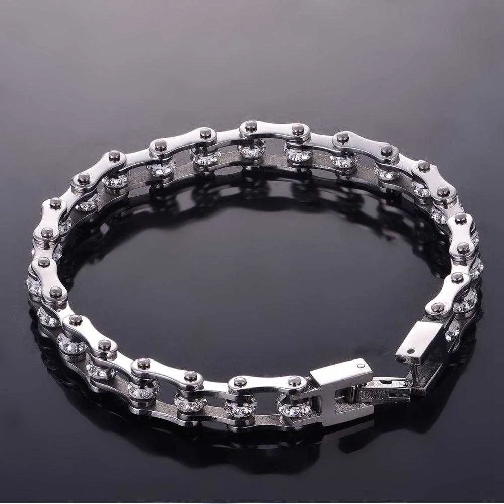 Cycolinks Silver Crystal Bracelet BOGOF