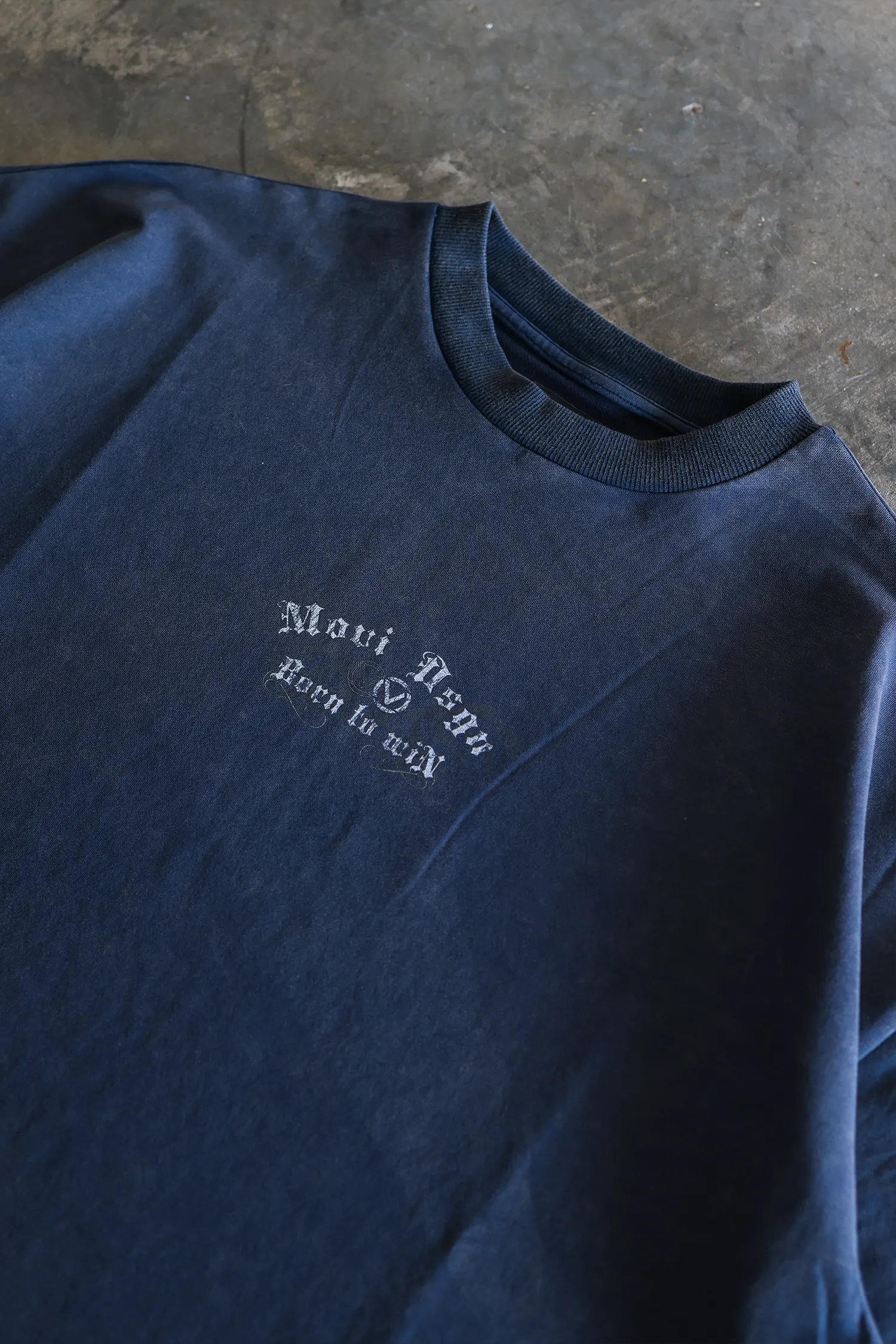 DAGGER T-SHIRT - WASHED NAVY