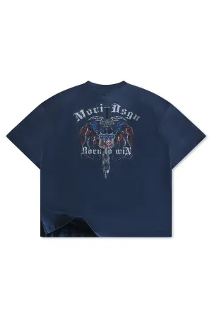 DAGGER T-SHIRT - WASHED NAVY