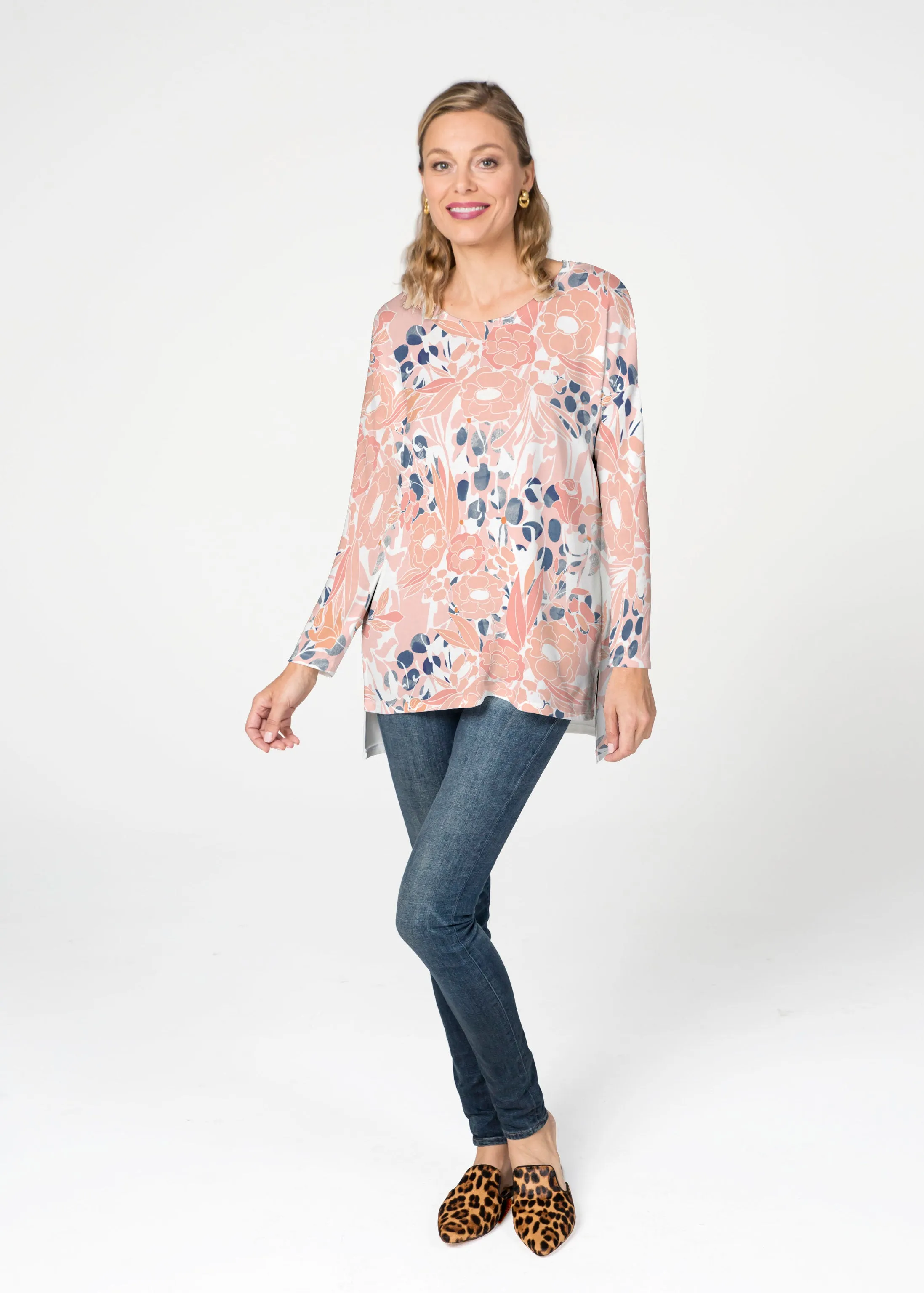 Daydream Florals (7805) Slouchy Butterknit Top