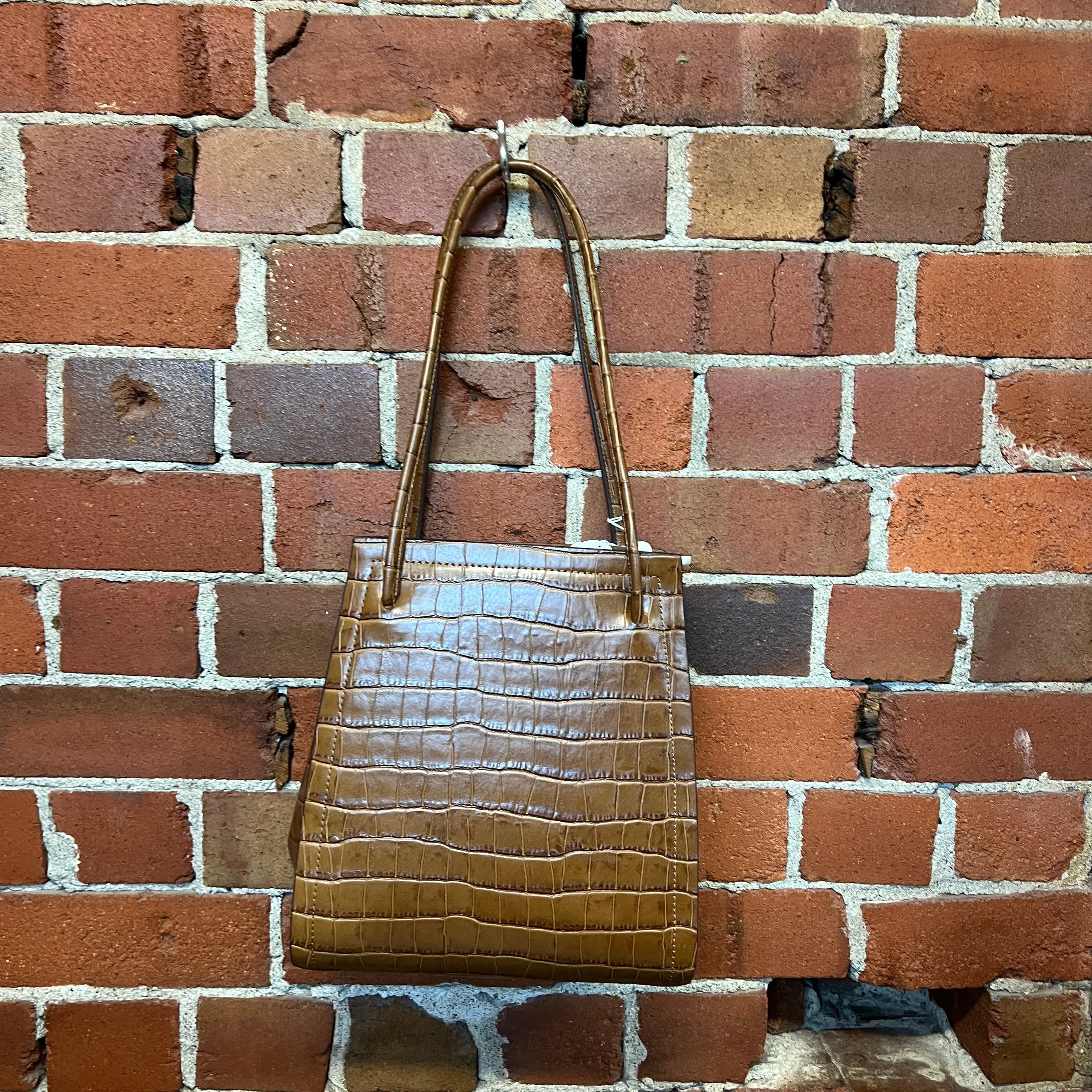 DEADLY PONIES croc leather handbag