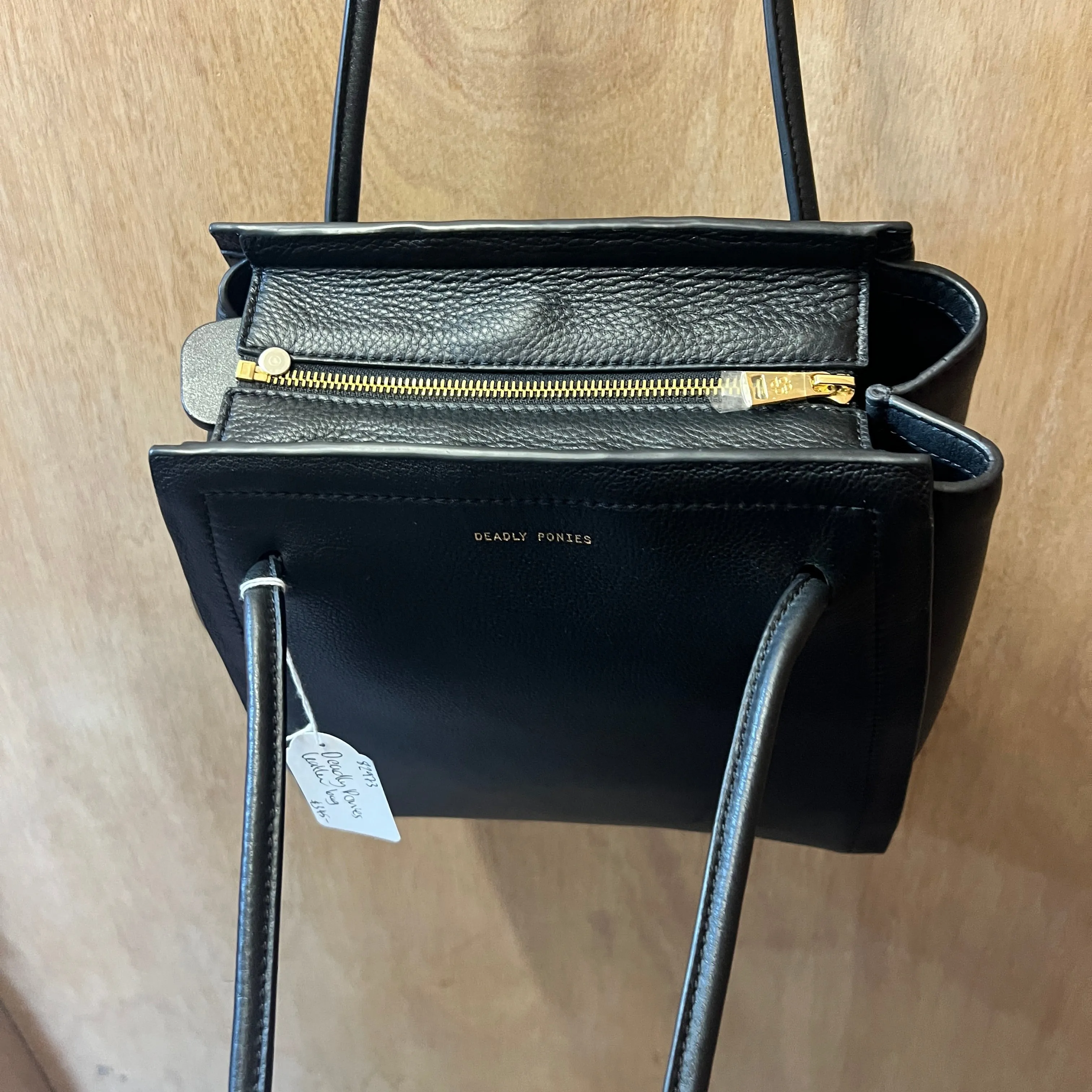DEADLY PONIES leather handbag