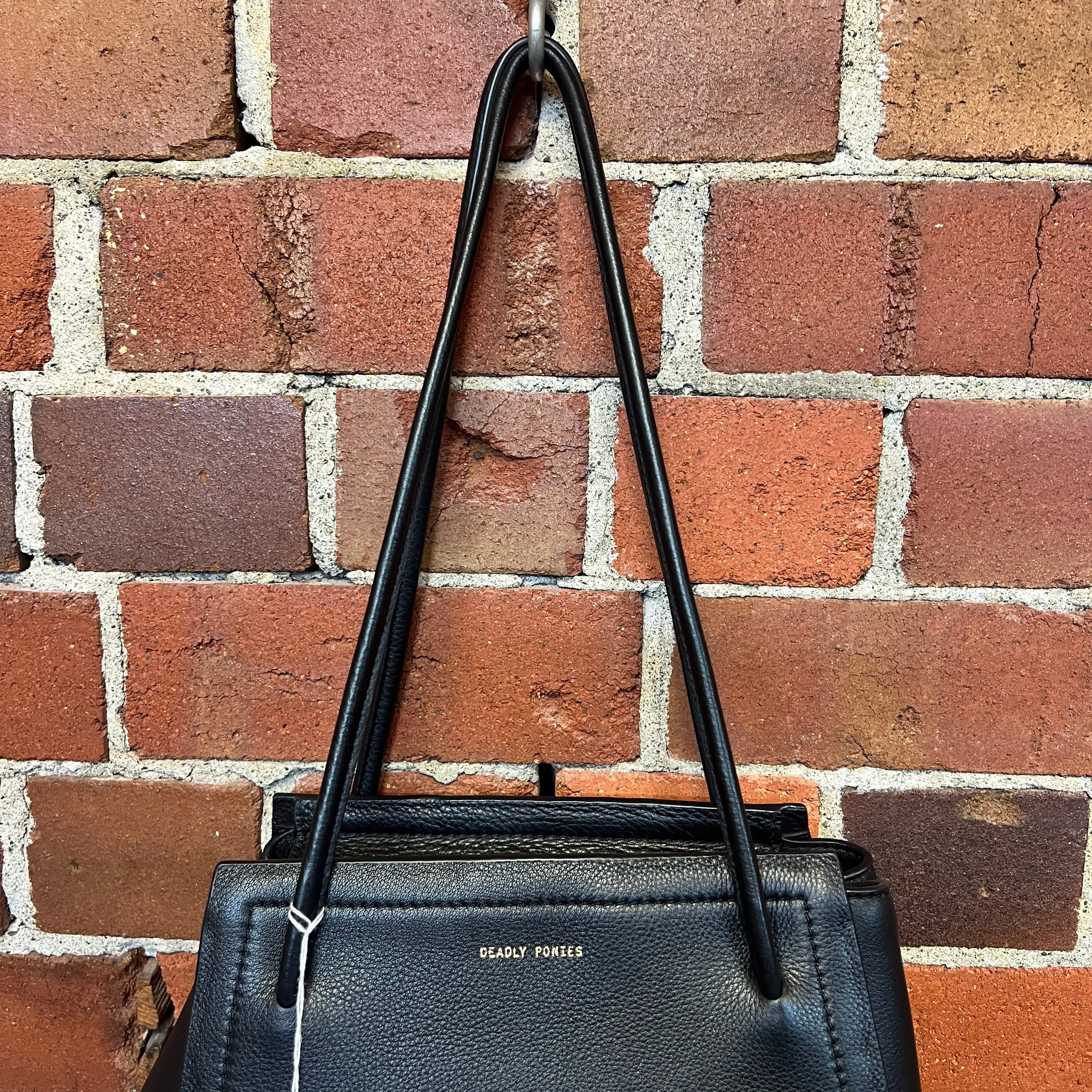 DEADLY PONIES leather handbag