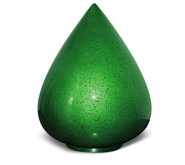 Dewdrop Fiberglass Urn - IUFS100-Green