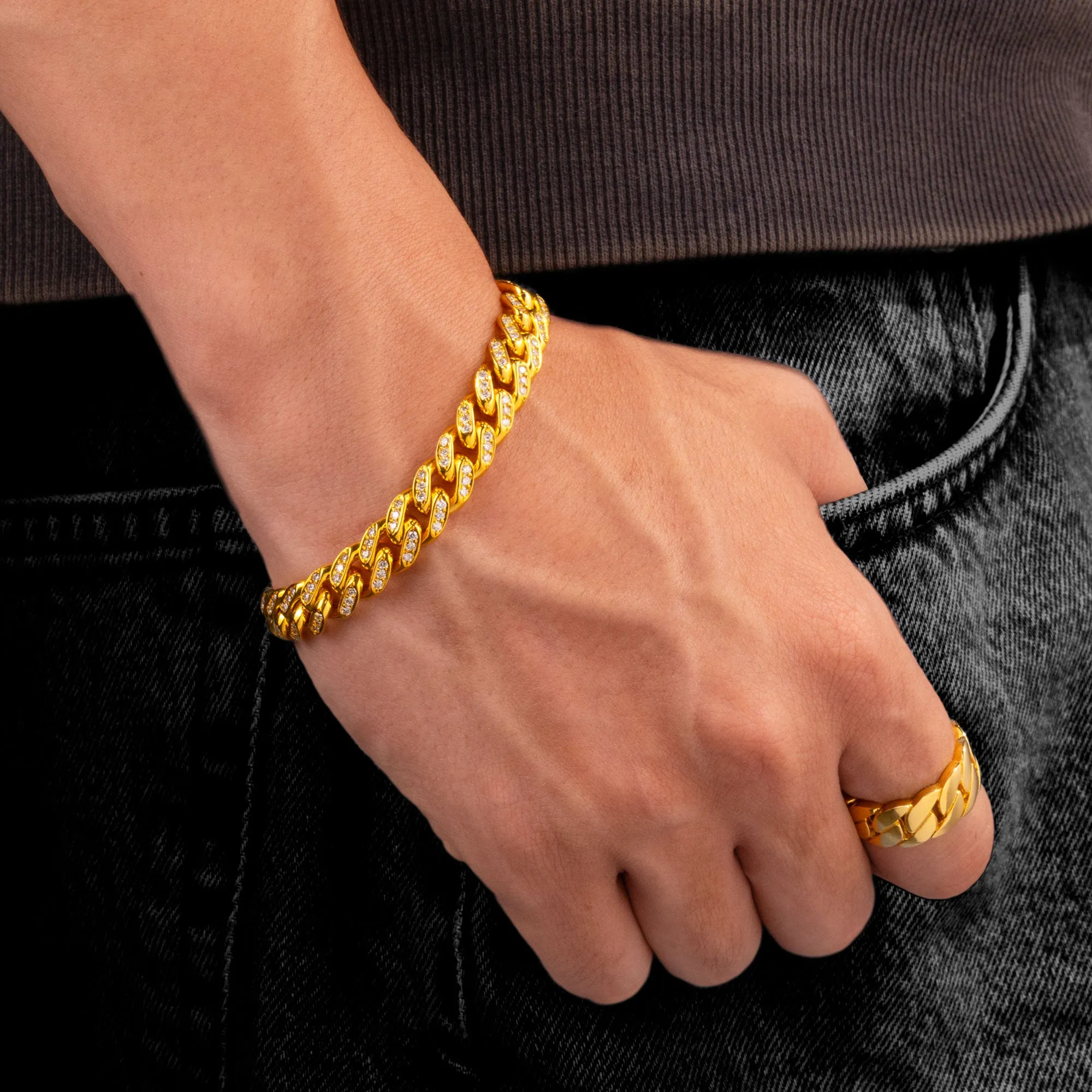 Diamond Cuban Link Bracelet (9mm)