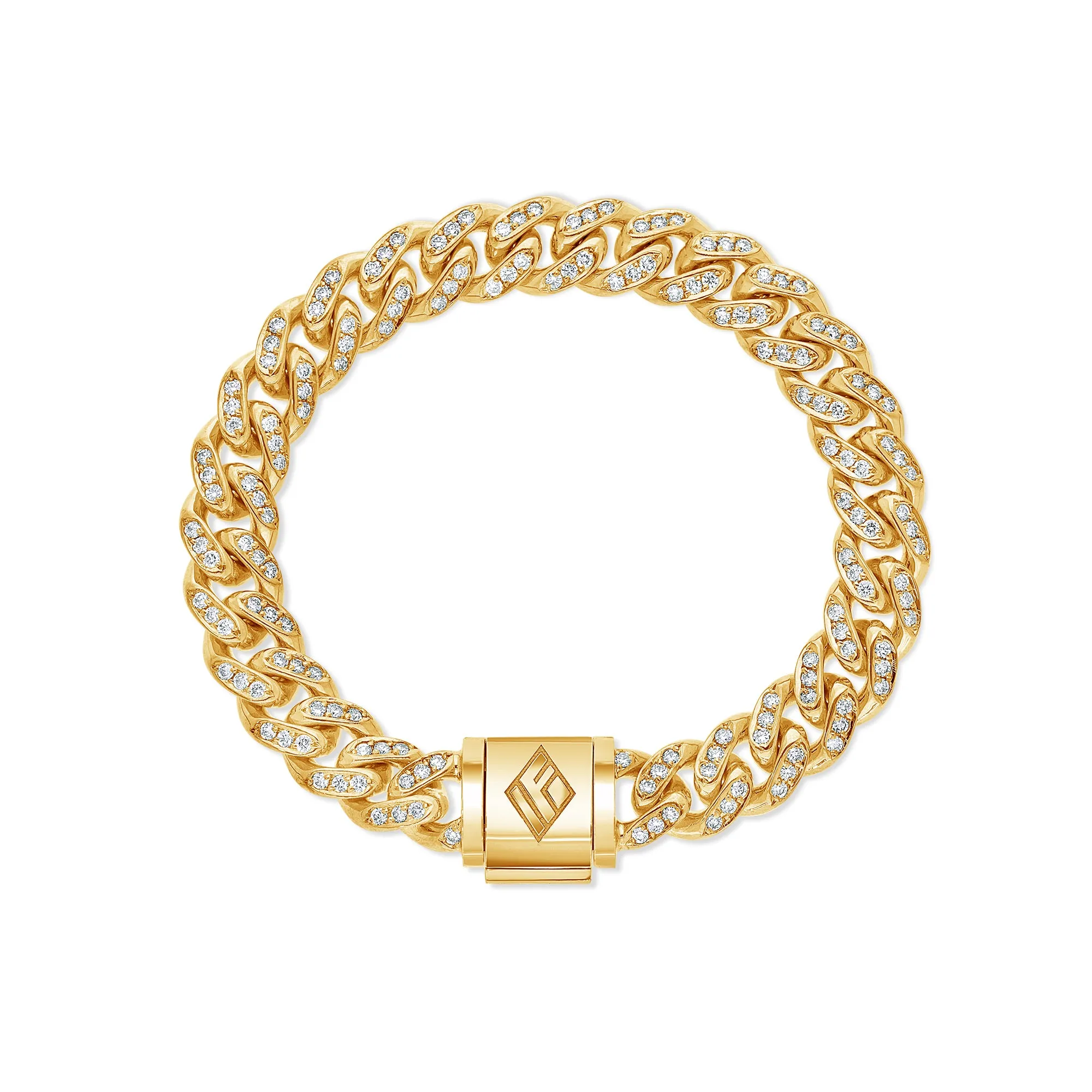 Diamond Cuban Link Bracelet (9mm)