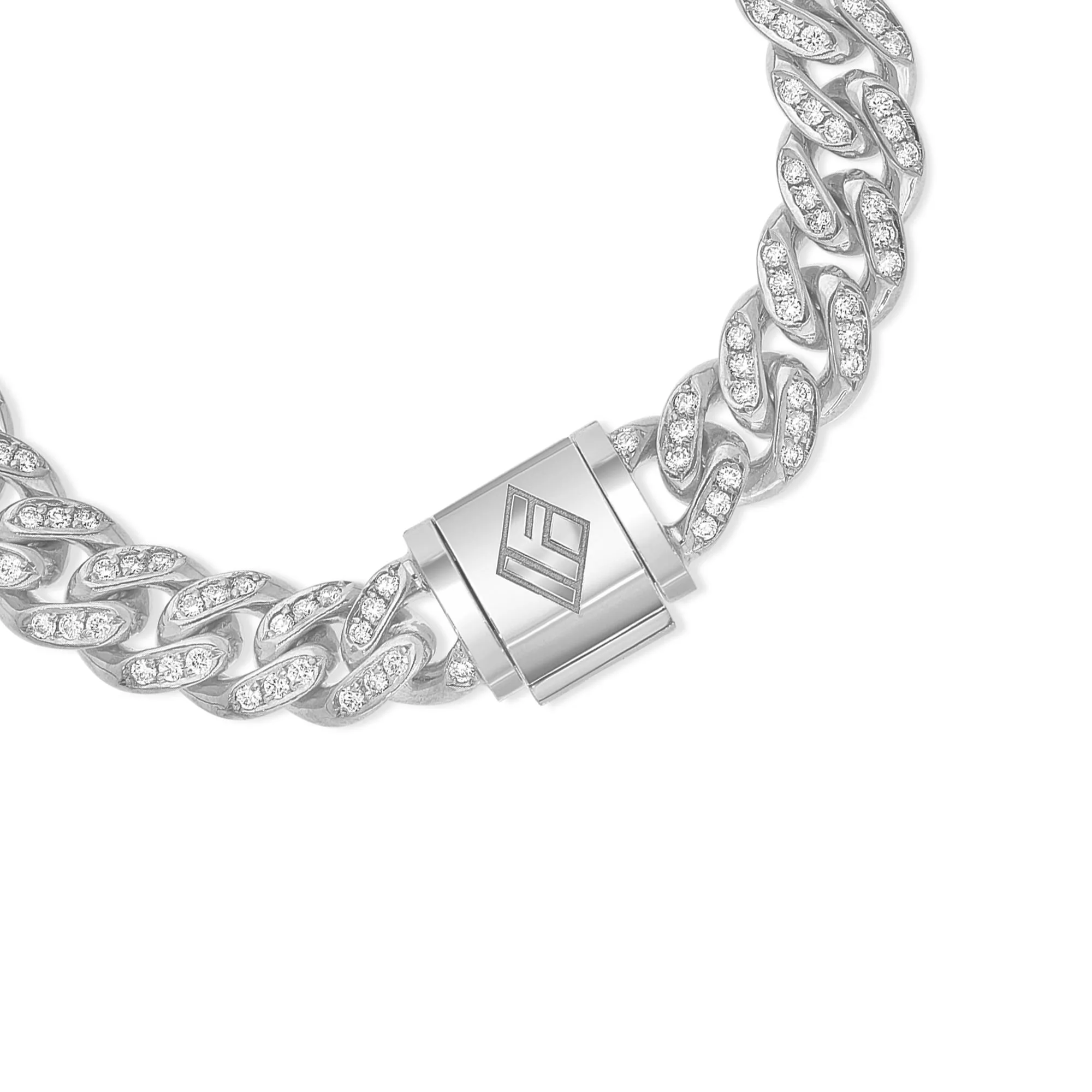 Diamond Cuban Link Bracelet (9mm)