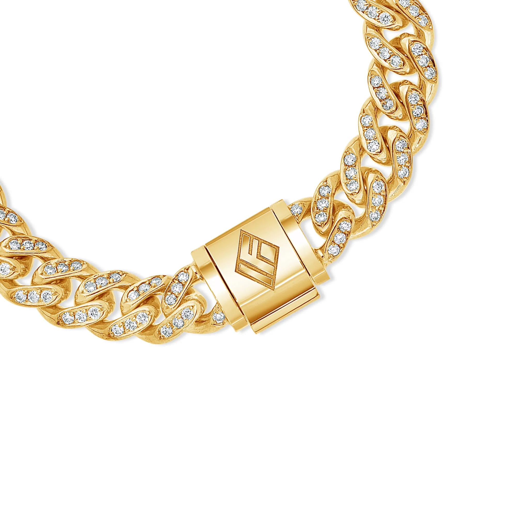 Diamond Cuban Link Bracelet (9mm)