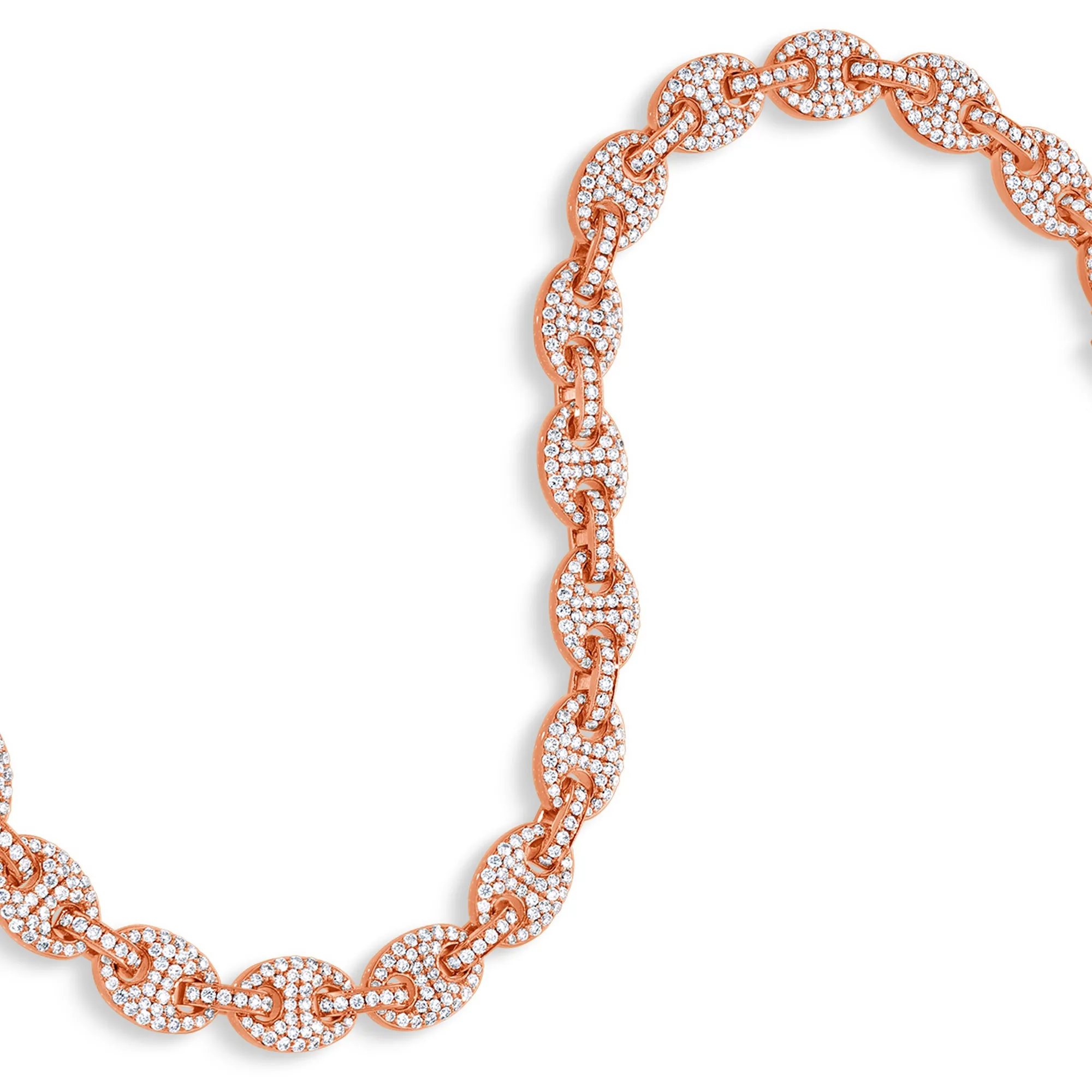 Diamond Ocean Link Bracelet (7mm)