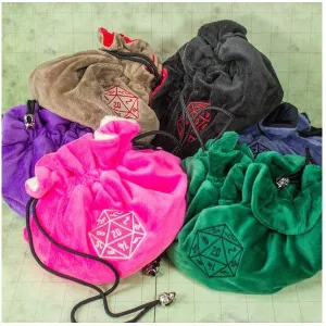 Dice Bag with Pockets - Black