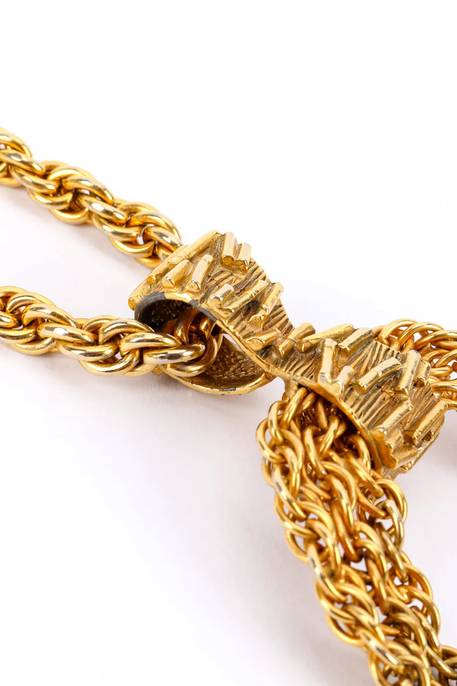 Double Tassel Pendant Necklace