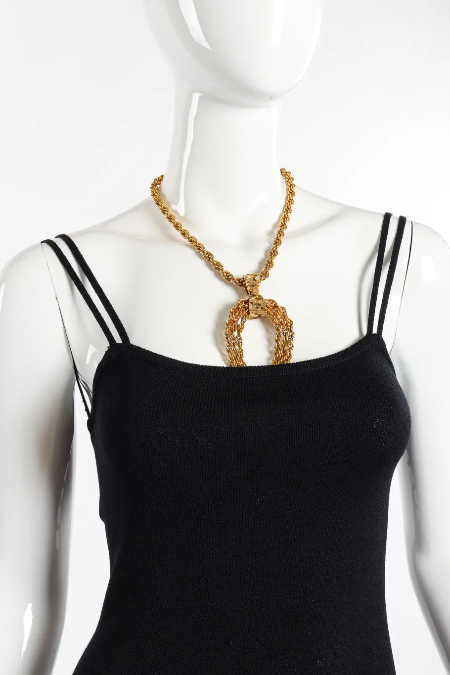 Double Tassel Pendant Necklace