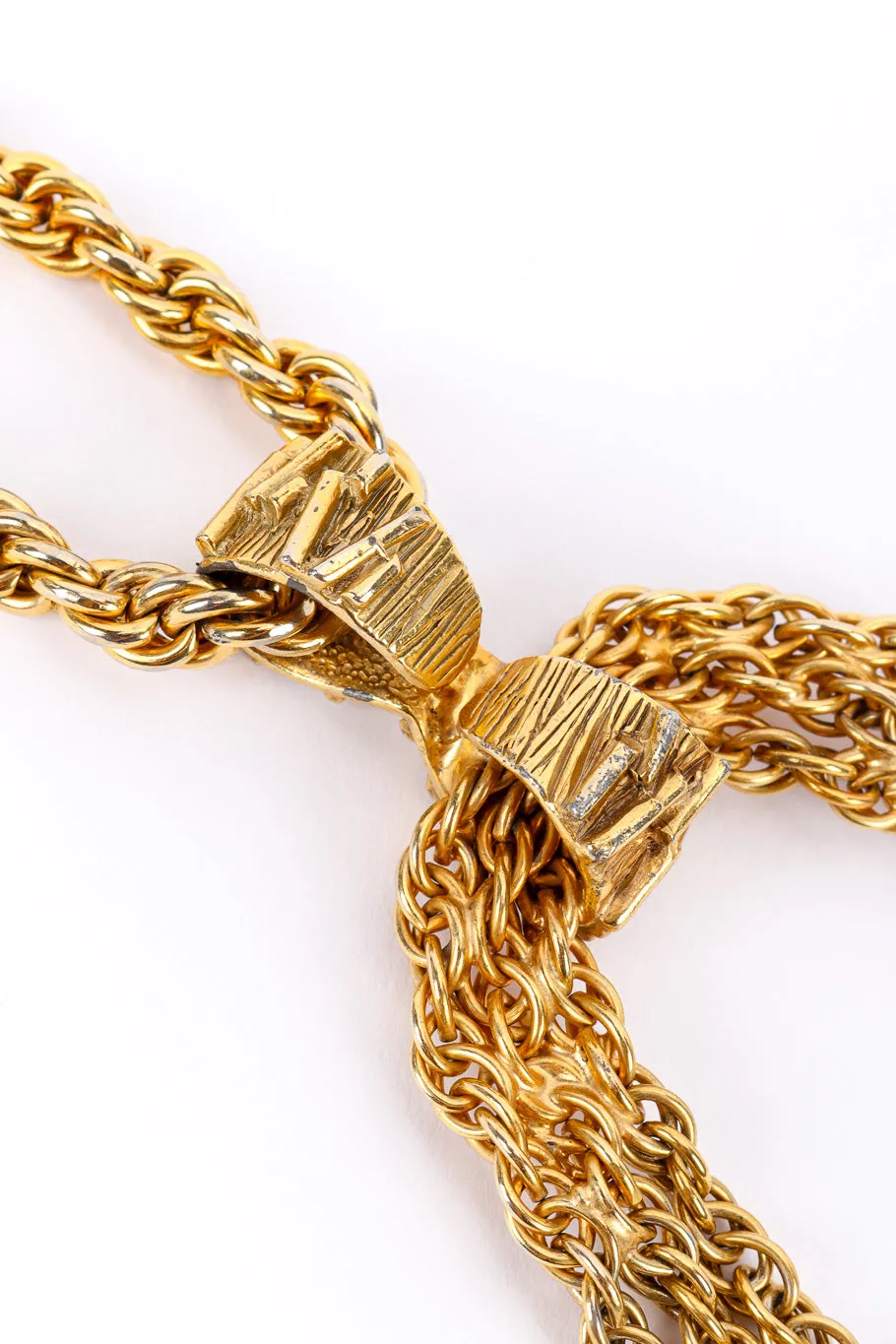 Double Tassel Pendant Necklace