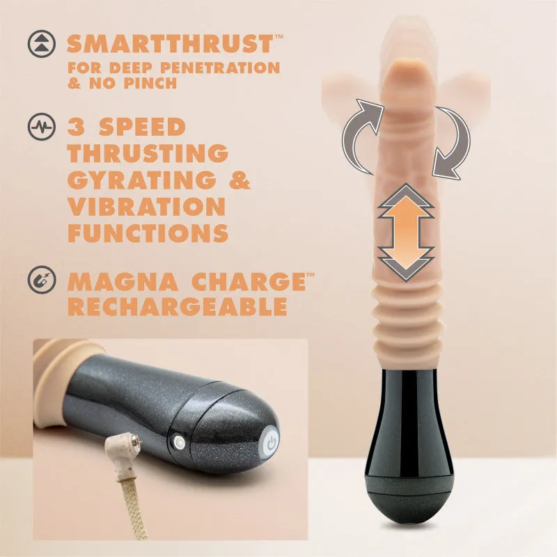 Dr. Skin Silicone - Dr. Knight - Thrusting  Gyrating Vibrating  - Beige