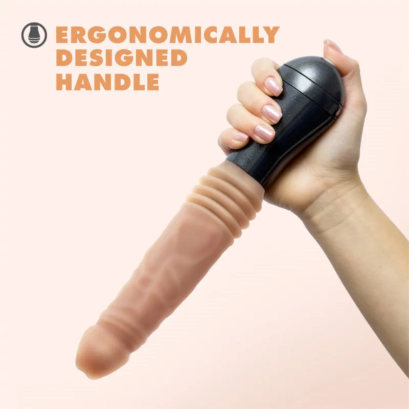 Dr. Skin Silicone - Dr. Knight - Thrusting  Gyrating Vibrating  - Beige