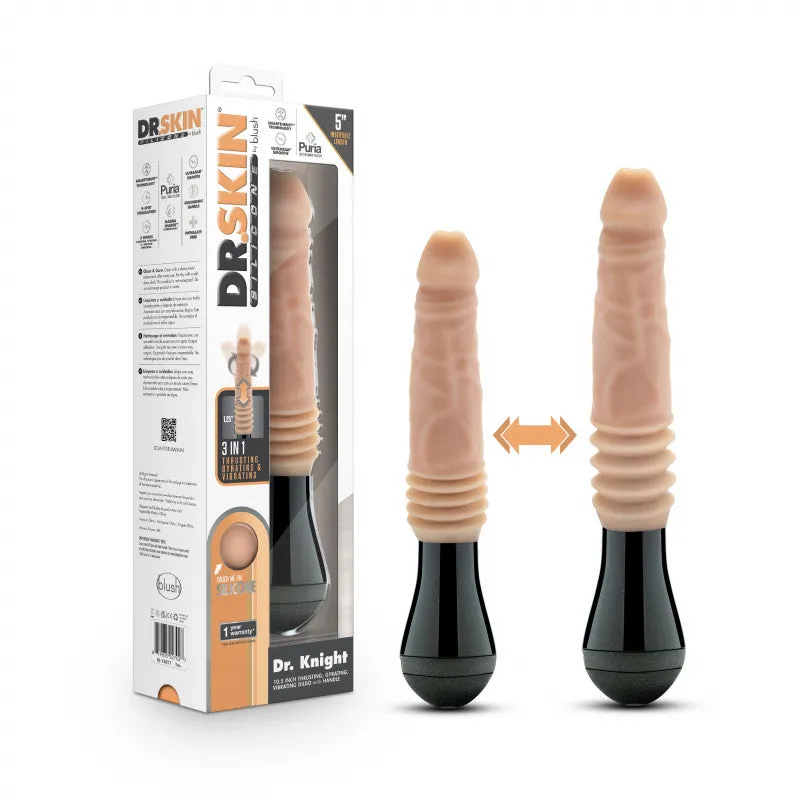 Dr. Skin Silicone - Dr. Knight - Thrusting  Gyrating Vibrating  - Beige