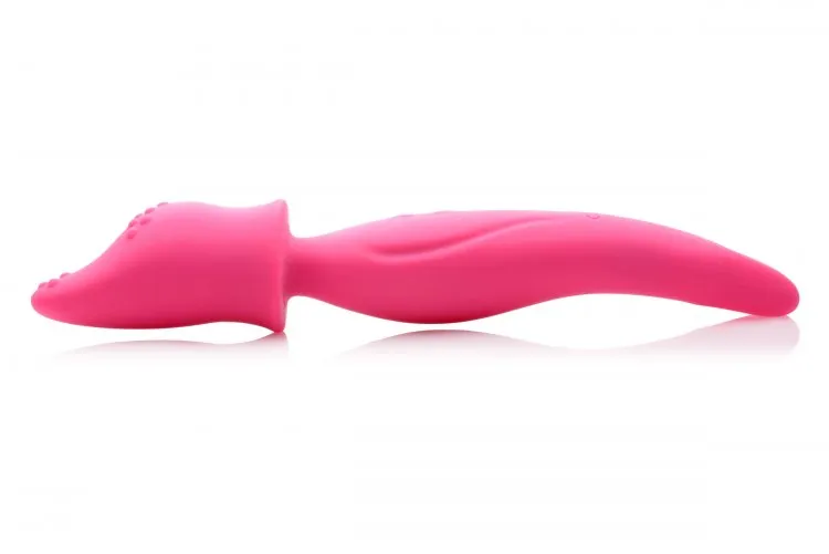 Dual Diva 2 in 1 Silicone Massager- Pink