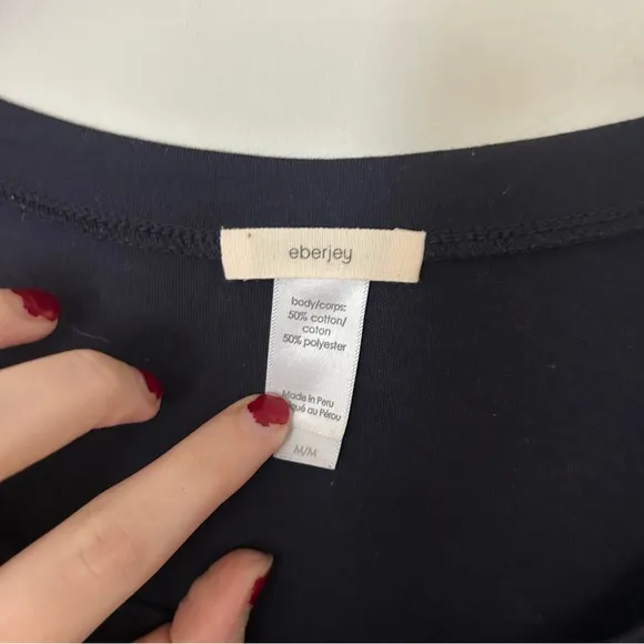 Eberjay Slouchy Pajama Top Navy