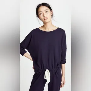 Eberjay Slouchy Pajama Top Navy