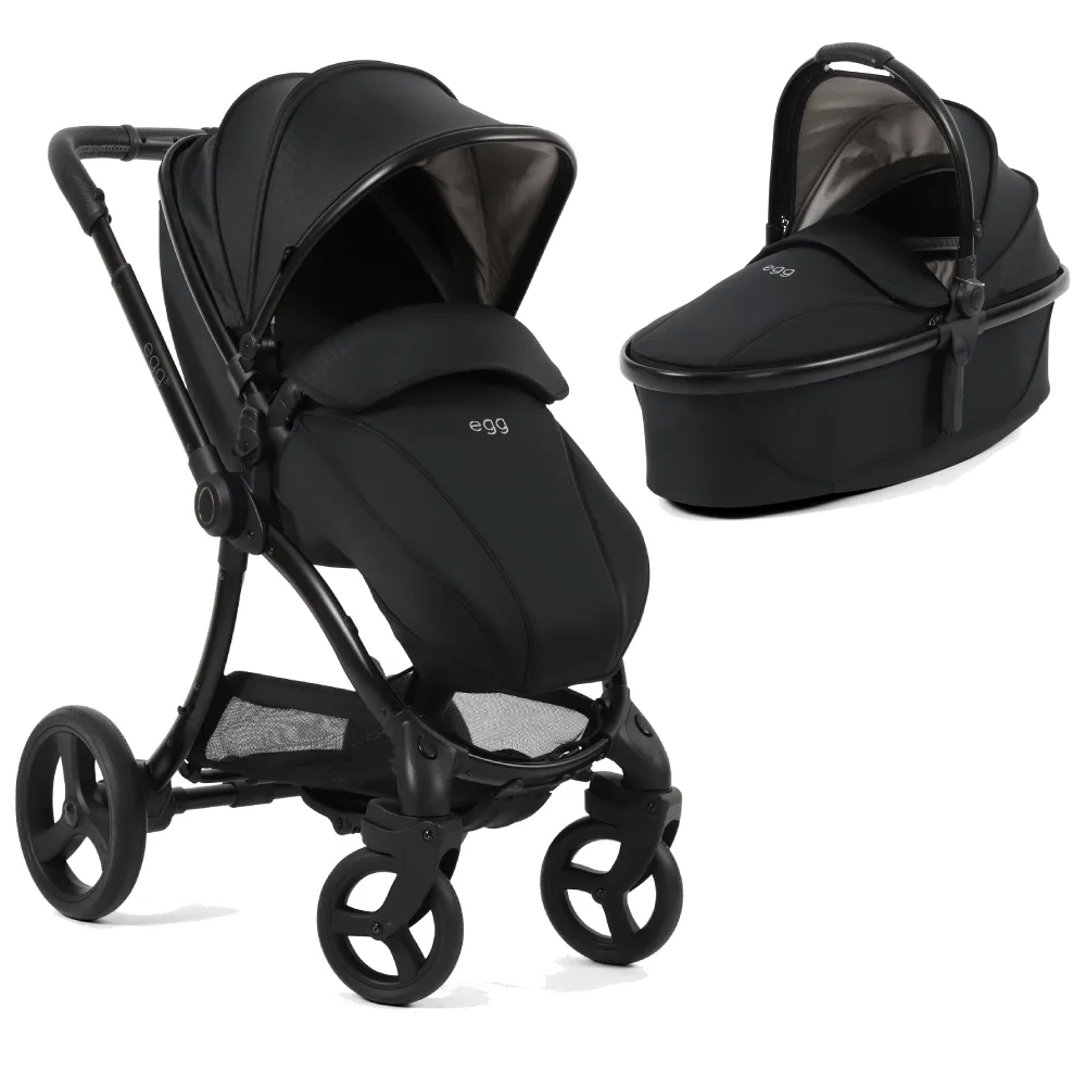 Egg 3 Luxury Pebble 360 PRO 2 Travel System - Houndstooth Black