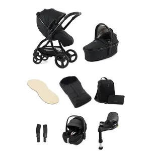 Egg 3 Luxury Pebble 360 PRO 2 Travel System - Houndstooth Black