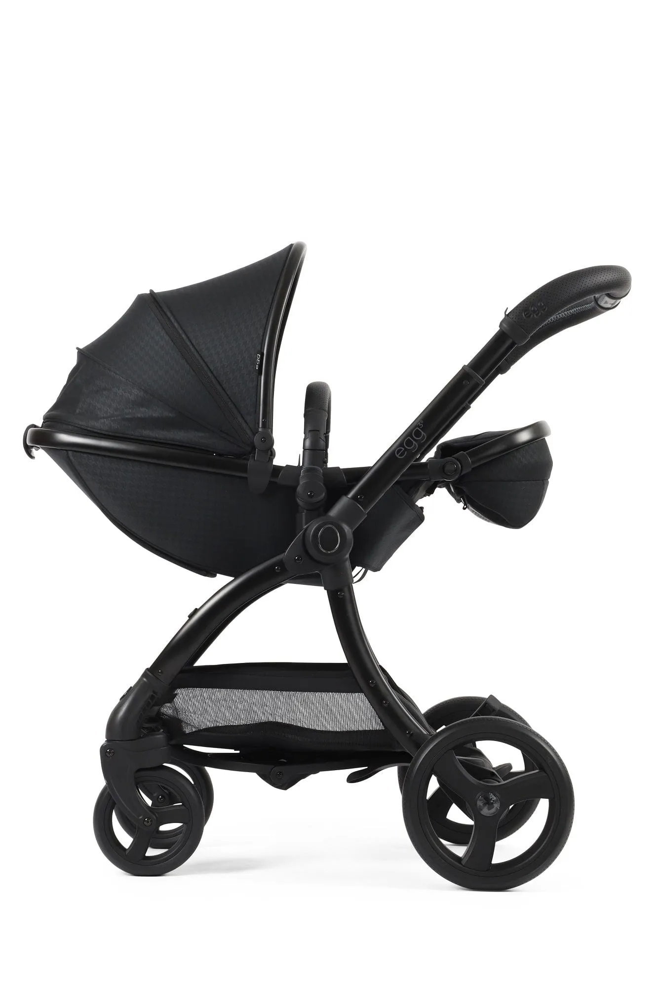 Egg 3 Luxury Pebble 360 PRO 2 Travel System - Houndstooth Black
