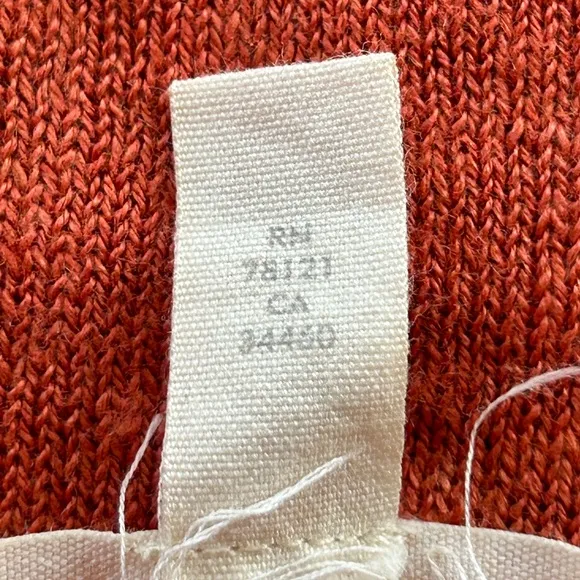 EILEEN FISHER orange boxy 100% organic line sweater L /XL